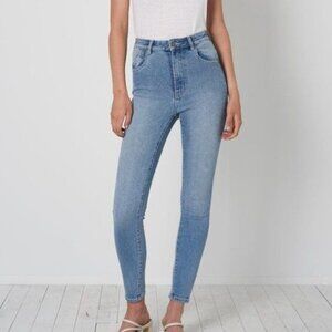 Rolla's Eastcoast Ankle High Rise  Skinny Jeans - Stacey Blue size 26